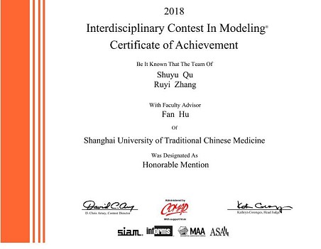 RB88热博员工喜获数学建模国际二等奖